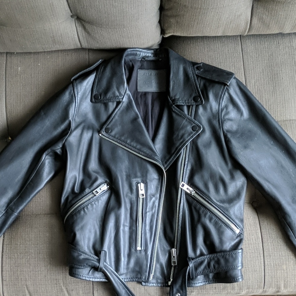 All Saints Leather Jacket
